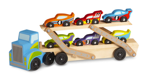 Melissa & Doug - Jumbo Race-Car Carrier