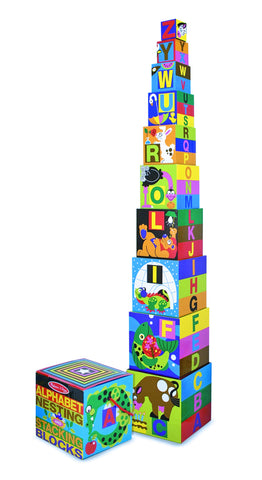 Melissa & Doug - Alphabet Nesting & Stacking Blocks