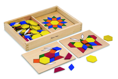 Melissa & Doug - Pattern Blocks And Boards