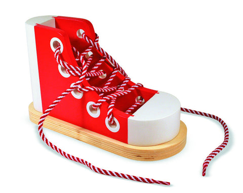 Melissa & Doug - Wooden Lacing Sneaker